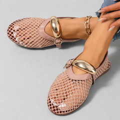 Hedvika | Elegantní Síťované Baleríny Mary Jane