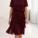 Denisa | Elegantní midi šaty s volány