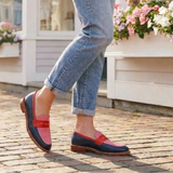 Běla | Elegantní Barevné Mokasíny Color Block