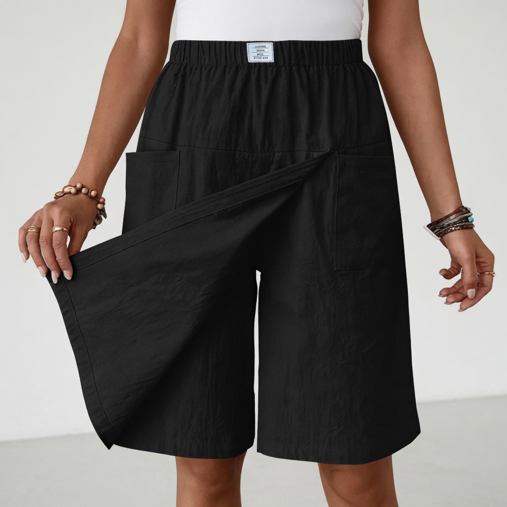 Věra | Ležérní Skort S Elastickým Pasem