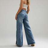 Iveta | Džíny Wide Leg S Vysokým Pasem