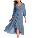 Kristýna | Elegantní midi šaty s asymetrickou sukní