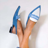 Célia | Elegantní Dvoubarevné Slingback Lodičky