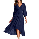 Kristýna | Elegantní midi šaty s asymetrickou sukní