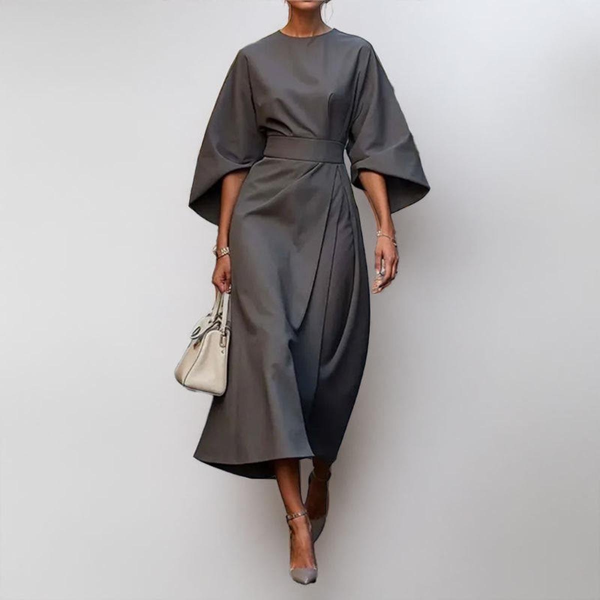 Zuzana | Elegantní maxi šaty s kimono rukávy