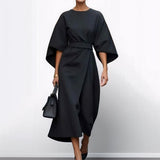 Zuzana | Elegantní maxi šaty s kimono rukávy