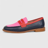 Běla | Elegantní Barevné Mokasíny Color Block