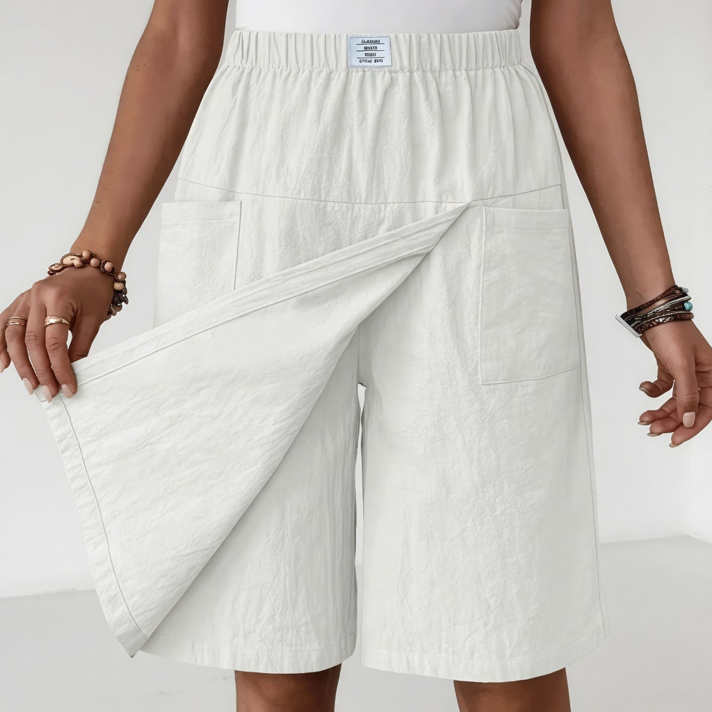 Věra | Ležérní Skort S Elastickým Pasem